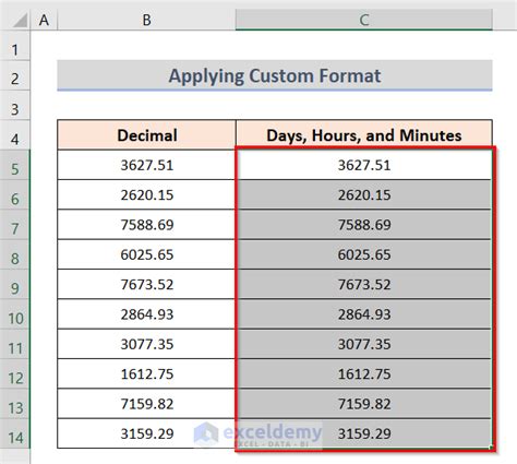 How To Convert Decimal To Time In Excel Using Formula