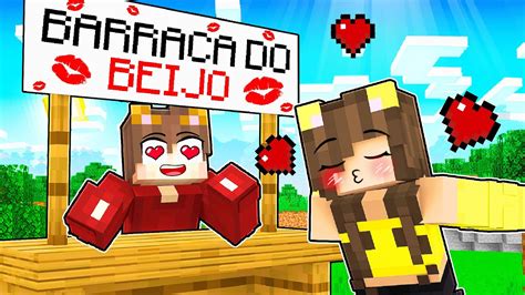 Rafaeu ABRIU Uma BARRACA DO BEIJO No Minecraft YouTube