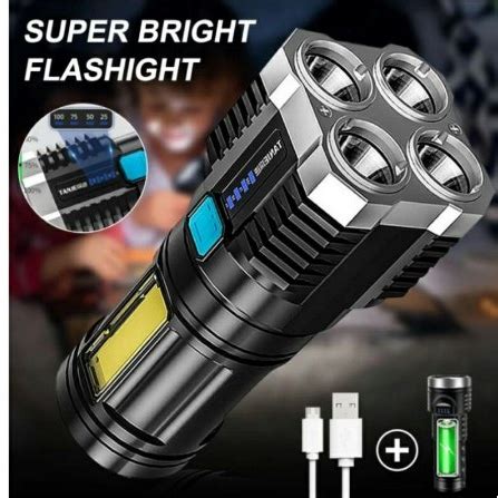 Jual Usb Charge Flashlight Senter Tangan Tipe L S Shopee Indonesia