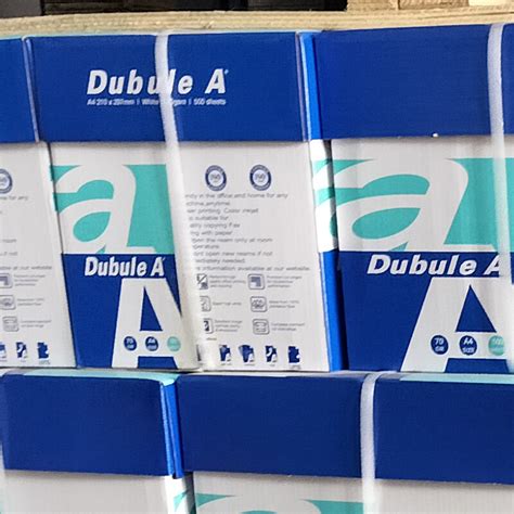 Double A Copy Paper A4 80g 75g 70g 500 Sheets Manufacture A4 Paper