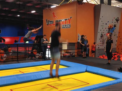 velocity trampoline park opens  doors  north lakes article