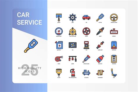 Car Service Icon Pack For Your Website Design Logo App Ui 3481496