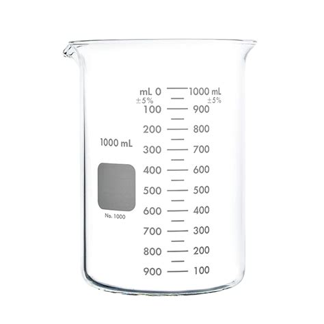 1000ml Borosilicate Glass Beaker Terp Science Labs