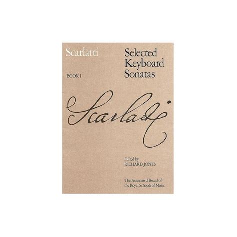 Domenico Scarlatti Selected Keyboard Sonatas Book Piano