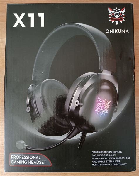 ONIKUMA PROFESSIONAL GAMING X11 HEADSETS Audio Headphones Headsets