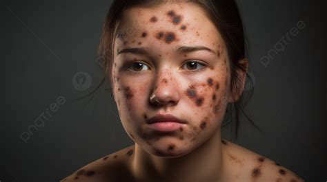 Girl With Brown Spots On Her Face Background Pictures Of Birthmarks Birthmark Woman