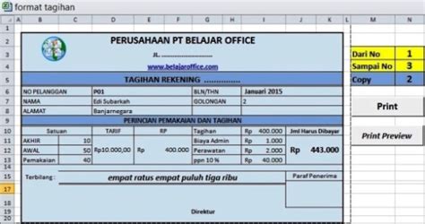 Detail Contoh Struk Pembayaran Listrik Word Koleksi Nomer 34