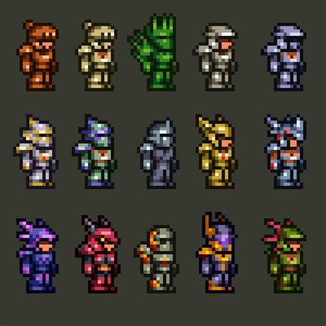 Some Terraria Resprites That I Have Been Working On To Make The Old