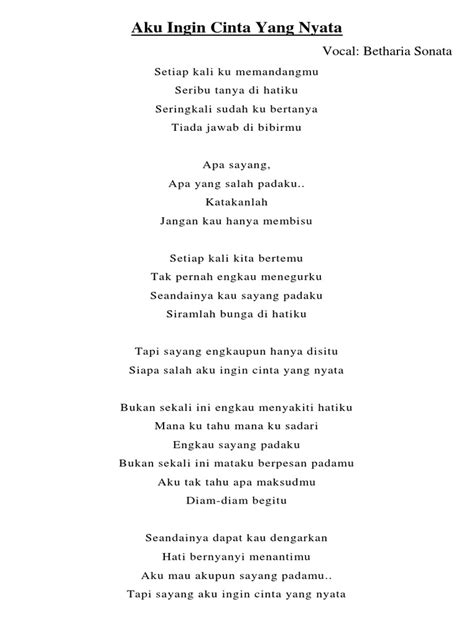 [LENGKAP] Lirik Lagu Diciptakan Seorang Insan