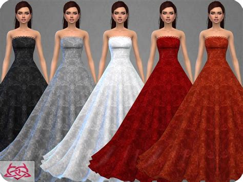 Colores Urbanos Wedding Dress Recolor Needs Mesh Sims