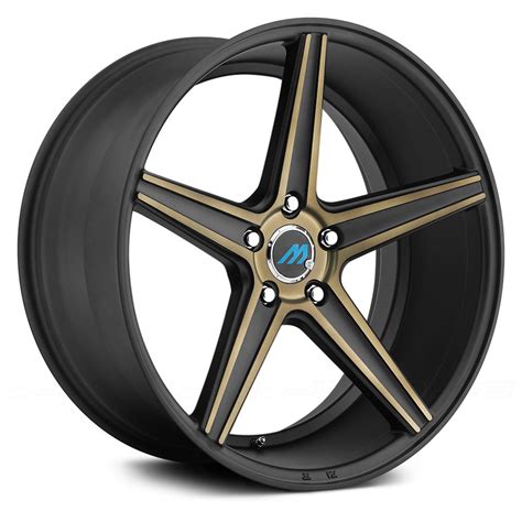 MACH® ME1 Wheels - Gloss Black with Bronze Face Rims