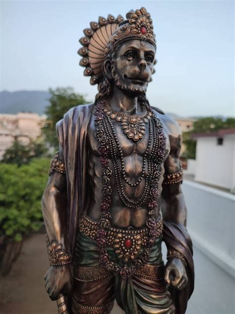 Big Hanuman Statue 24 Inch Standing Lord Hanuman Idol With Etsy