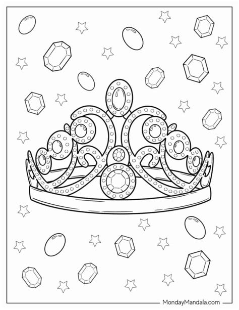 Gems Coloring Pages