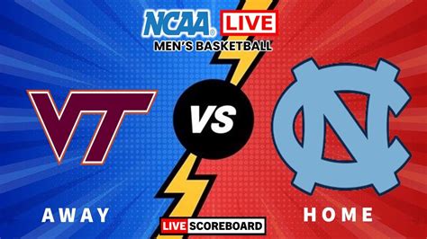 Virginia Tech Vs North Carolina NCAA Men S Basketball Live Scoreboard