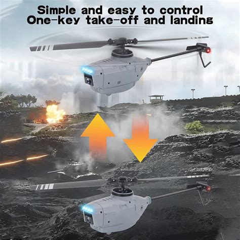 C127 2 4G 4CH 6 Axis Gyro Rc Drone SPY Sentry Helicopter 720P Wide