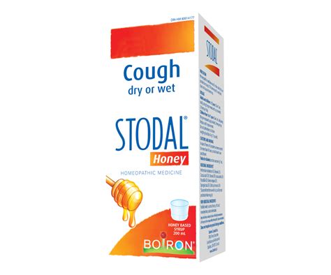 Stodal For Adults 200 Ml Honey Boiron Homeopathic Jean Coutu