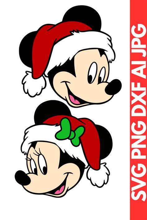 Mickey Christmas Svg Christmas Mickey Mouse Svg Christmas Mickey Svg Mickey Mouse Chr