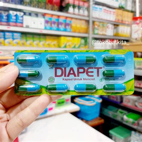 Jual 10 Kapsul Diapet Kapsul Obat Diare Jambu Biji Memadatkan