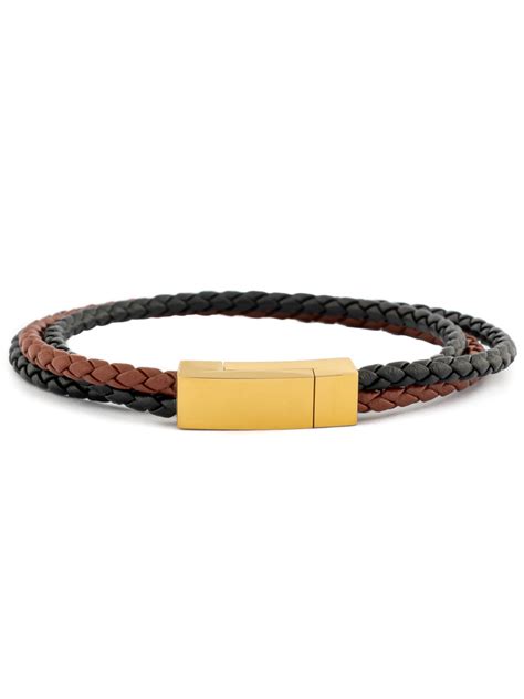 Leather Bracelet Infinity Guld Shop Online Scottsberry