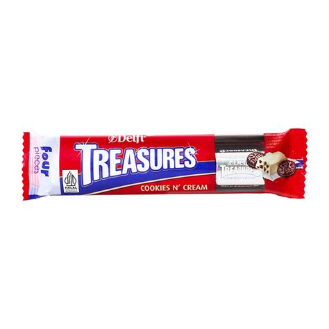 Kẹo sô cô la sữa với hạnh nhân Treasures 36g Siêu thị hàng nhập khẩu