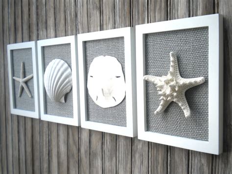 Cottage Chic Set Of Beach Wall Art Nautical Decor Beach House Wall