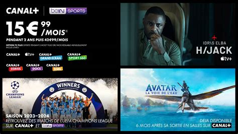 Un pack avec Canal beIN Sports et Apple TV est à 15 99 mois