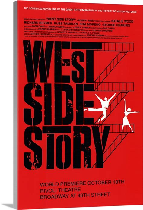 West Side Story (Broadway) (1957) Wall Art, Canvas Prints, Framed ...