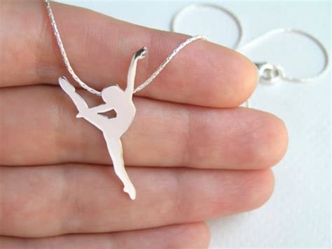 Dancer Necklace Pendant Ballerina Necklace Ballet Dancer Etsy Israel