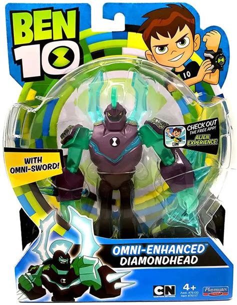 Ben 10 Basic Omni-Enhanced Diamondhead 5 Action Figure Playmates - ToyWiz