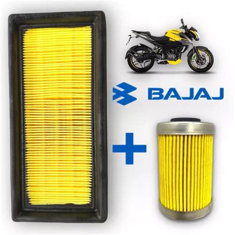 Kit Service Filtro Aire Y Aceite Bajaj Rouser Ns 200