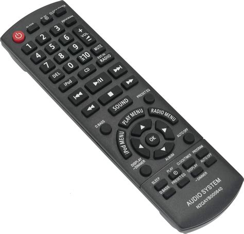 Amazon N Qahb Replaced Remote Fit For Panasonic Cd Stereo