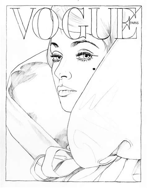 Color Your Favorite Vogue Paris Covers Fashion Coloring Book