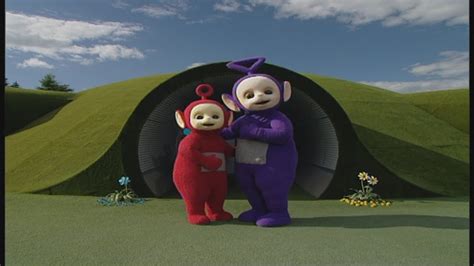 Teletubbies Sliding Down