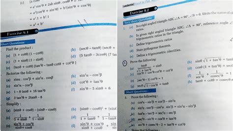 Trigonometry Class Ex And Part One Optional Math Youtube