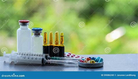 Medicine And Ampule And Injection Royalty-Free Stock Image ...