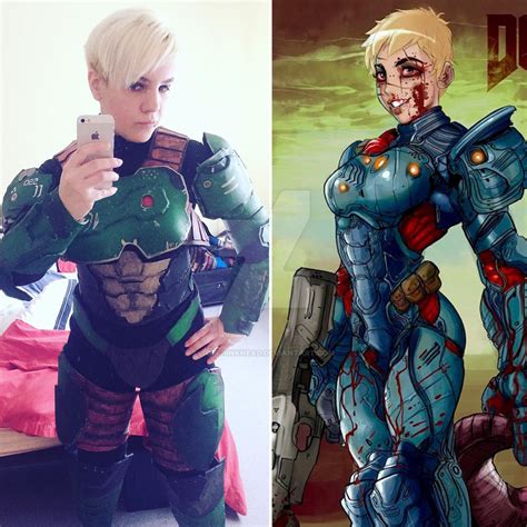 Doom marine cosplay by SofiJunkhead on DeviantArt