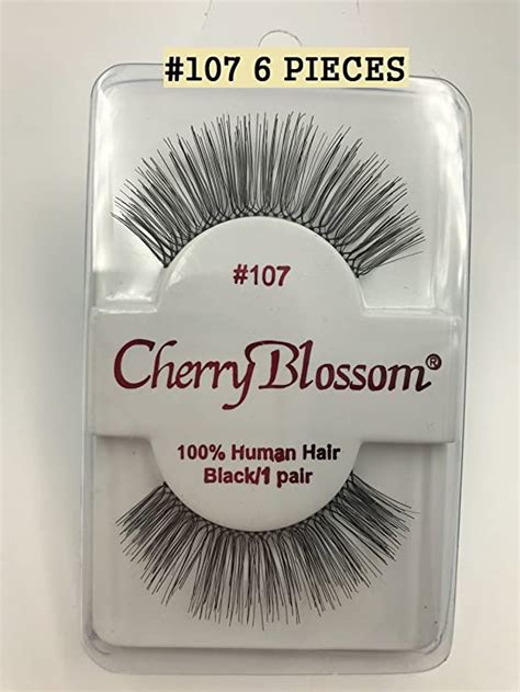 Cherry Blossom Fake Eyelashes Style 107 100 Human Hair 6