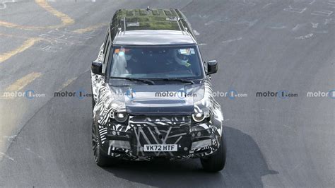 Land Rover Defender Svx Spied As Rugged Mercedes Amg