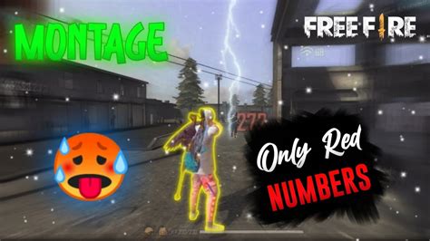 Freefire Montage Only Red Numbers Headshots Shiv Freefire