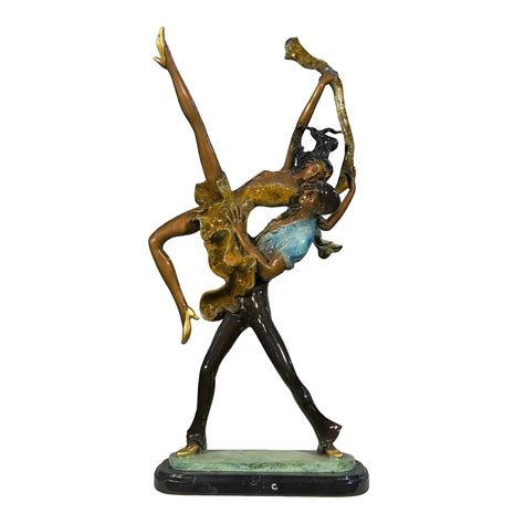 Dancing Couple Bronze Sculpture — Allsculptures