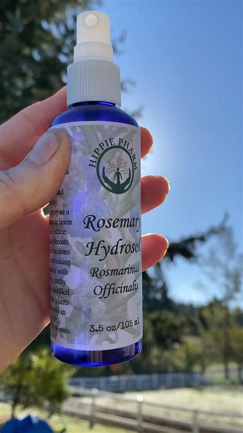 Rosemary Water Hydrosol 100 Pure Natural Steam Distilled Etsy [video