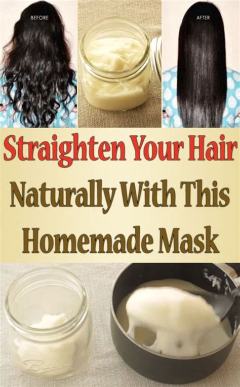 Straighten Your Hair Naturally With This Homemade Mask | SOMETHING GOOD ...