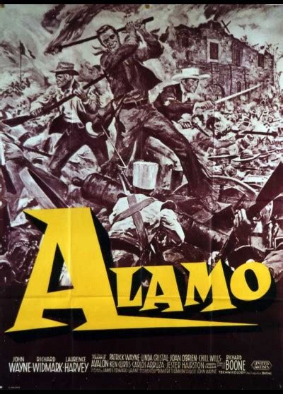 Affiche Alamo John Wayne Cinesud Affiches Cinéma