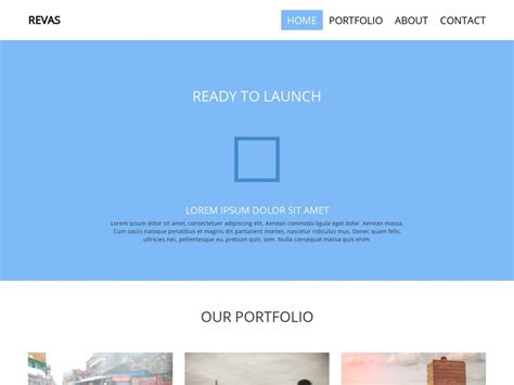 Plantilla Html Css Gratuita Blue Sky Plantillas Html Gratuitas Riset