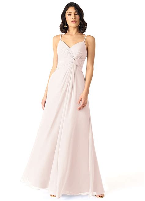 Azazie Aubrielle Rose Petal Bridesmaid Dresses Azazie