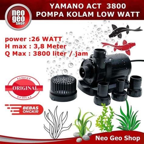 Jual Yamano Act Act T Ac T Mesin Pompa Air Kolam Ikan Low