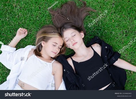 Fraternal Twins Sisters Blonde Brunette Teen Stock Photo Shutterstock