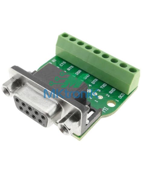 Conector Db9 Hembra 9 Pines Convertidor Rs232