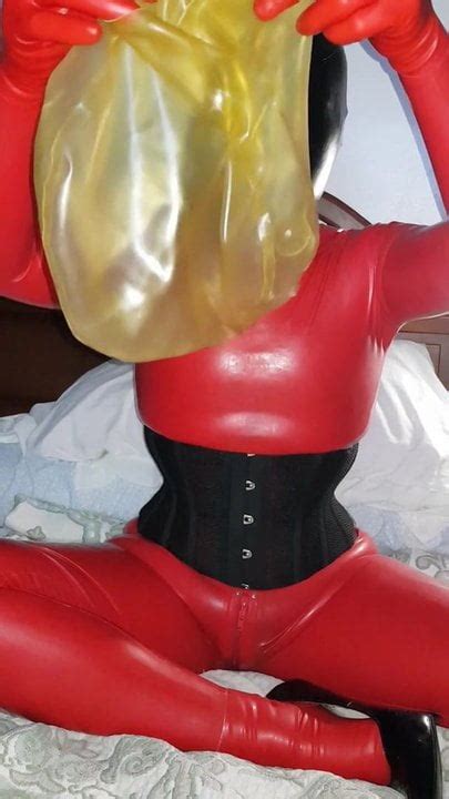 Today Enjoy My Catsuit Breathplay Hood Corset And Heels Gay Porn XHamster
