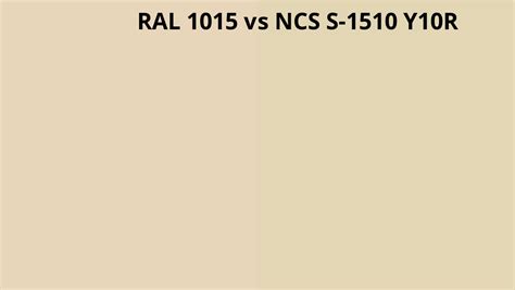 Ral 1015 Vs Ncs S 1510 Y10r Ral Colour Chart Uk